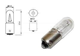 LAMPARAS DE COCHE AMOLUX 518 - LAMPARA TUBULAR 12V 4W T4W (25UD)