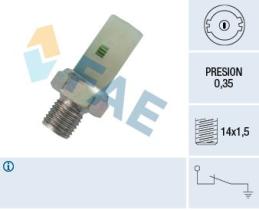 FAE Productos electricos 12370 - MANOCONTACTO PRESION ACEITE