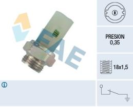 FAE Productos electricos 12380 - MANOCONTACTO PRESION ACEITE