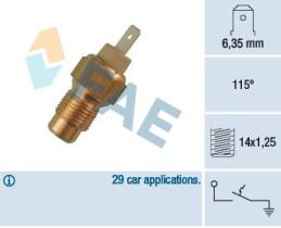 FAE Productos electricos 35200 - TERMOCONTACTO TEMPERATURA
