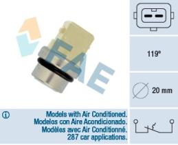 FAE Productos electricos 35310 - TERMOCONTACTO TEMPERATURA