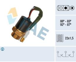 FAE Productos electricos 37890 - TERMOCONTACTO VENTILADOR 2 VELOCIDA