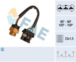 FAE Productos electricos 38050 - TERMOCONTACTO VENTILADOR 2 VELOCIDA
