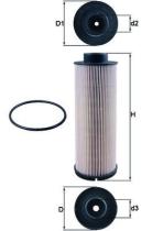 MAHLE FILTROS KX731D - FILTRO DE COMBUSTIBLE