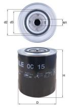 MAHLE FILTROS OC15 - FILTRO DE ACEITE