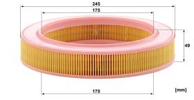 MANN FILTROS C2540 - FILTRO AIRE OPEL