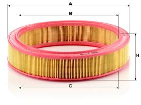 MANN FILTROS C3055 - FILTRO AIRE FORD
