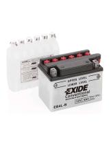 BATERIAS DE MOTO EXIDE EB4LB - BATERIA MOTO CONVENTIONAL 4AH 50A 12V 120X70X95