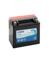 BATERIAS DE MOTO EXIDE ETX14BS - BATERIA MOTO AGM 12AH 200A 12V 150X90X145