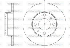 WOKING D603000 - DISCOS DE FRENO WOKING