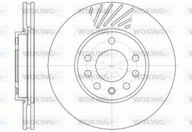 WOKING D658410 - DISCOS DE FRENO WOKING