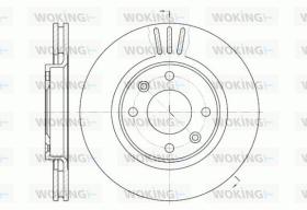 WOKING D660310 - DISCOS DE FRENO WOKING