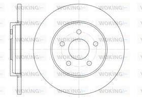 WOKING D666100 - DISCOS DE FRENO WOKING
