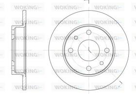 WOKING D611000 - DISCOS DE FRENO WOKING