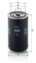 MANN FILTROS W950 - FILTRO ACEITE