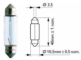 LAMPARAS DE COCHE AMOLUX 164 - PLANOFIER 12V 5W 40MMM