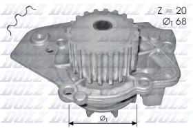 DOLZ BOMBAS DE AGUA N206 - BOMBA AGUA DOZ PE.205 1.8D.D.68