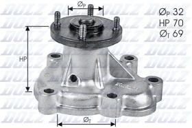 DOLZ BOMBAS DE AGUA O131 - BOMBA AGUA DOZ OPEL 1.5, 1.5TD