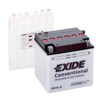 BATERIAS DE MOTO EXIDE EB30LB - BATERIA MOTO CONVENTIONAL 30AH 300A 12V 165X130X175