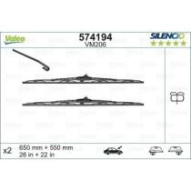 VALEO 574194 - VM206 650-550MM X2 SILENCIO CONVENCIONAL