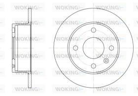 WOKING D609500 - DISCOS DE FRENO WOKING