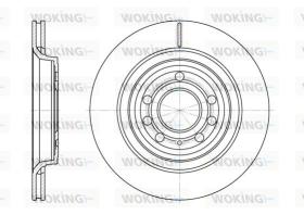 WOKING D668610 - DISCOS DE FRENO WOKING