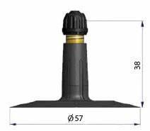 CAMARAS PARA NEUMATICOS AUTOMOVIL Y AGRICOLA C02358 - CAMARA MANUTENCION 3.50X8 BUTILO
