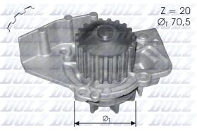 DOLZ BOMBAS DE AGUA C120 - BOMBA AGUA DOZ BERLINGO/JUMPY 1.8