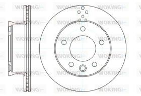 WOKING D6127510 - DISCOS DE FRENO WOKING