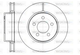 WOKING D6130110 - DISCOS DE FRENO WOKING