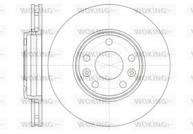 WOKING D6134410 - DISCOS DE FRENO WOKING
