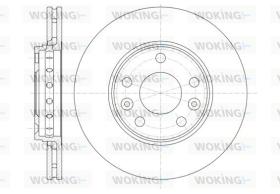 WOKING D6134610 - DISCOS DE FRENO WOKING