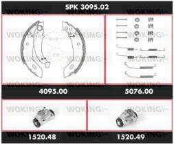 WOKING SPK309502 - KIT DE FRENOS TRASEROS