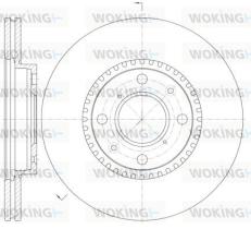 WOKING D6100210 - DISCOS DE FRENO WOKING