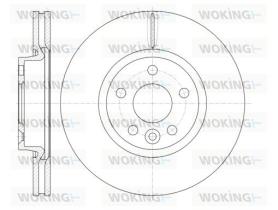 WOKING D6101910 - DISCOS DE FRENO WOKING