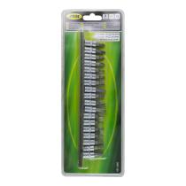 JBM HERRAMIENTAS 52909 - JUEGO DE VASOS PUNTAS S2 1/4" 18 PCS
