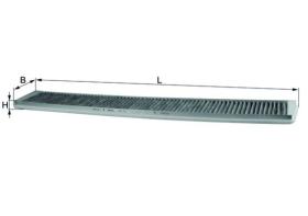MAHLE FILTROS LAK102 - FILTRO DE HABITáCULO