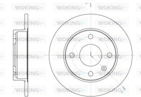 WOKING D609400 - DISCOS DE FRENO WOKING