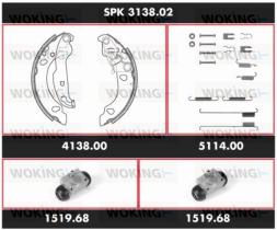 WOKING SPK313802 - KIT PREMONTADO FRENO WOKING