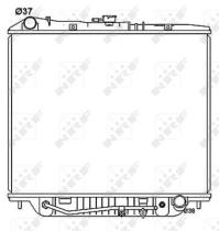 NRF SISTEMA TERMICO DEL MOTOR 53516 - RADIADOR ISUZU TROOPER 3.0D 99-
