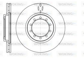 WOKING D6103910 - DISCOS DE FRENO WOKING