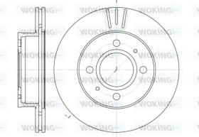 WOKING D692710 - DISCOS DE FRENO WOKING