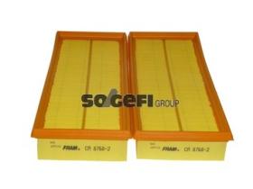 FRAM FILTROS CA87682 - FILTER ENGINE AIR CA8768-2 FRM BOX