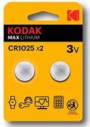 KODAK 30417724 - PILA BOTON LITIO KODAK CR1025 (2)