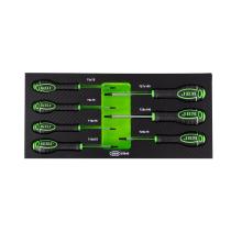JBM HERRAMIENTAS 53945 - SET DE 7 DESTORNILLADORES EN TORX CARBONO