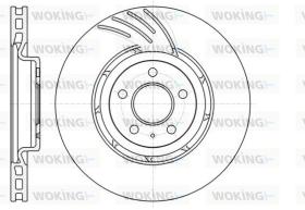 WOKING D6111110 - DISCOS DE FRENO WOKING