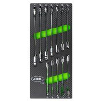 JBM HERRAMIENTAS 15122 - MODULO EVA CARBONO DE 12 LLAVES COMBINADAS CON TRINQUETE