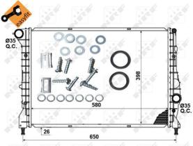 NRF SISTEMA TERMICO DEL MOTOR 53238 - RADIADOR ALFA ROMEO 147 1.9D 01-