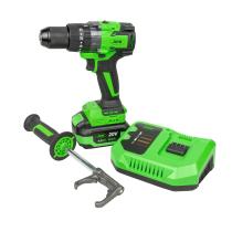 JBM HERRAMIENTAS 60047C - TALADRO PERCUTOR 2 VELOCIDADES A BATERIA