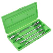 JBM HERRAMIENTAS 50622 - ESTUCHE CON 4 LLAVES DE VASO ARTICULADAS DE TORX